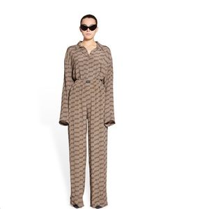 BALENCIAGA BB PAJAMA STYLE PANTS